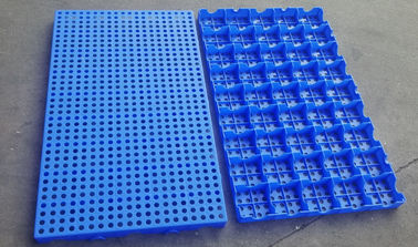 Mesh Floor Plastic Export Pallets Connecting Easy Cleaning High Loading Capacity
