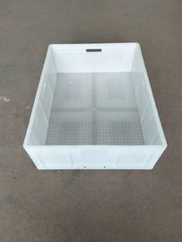 Virgin Polyethylene Reinforcing Anti - Skid Bottom Euro Stacking Containers Loading Capacity 20kg