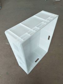 Virgin Polyethylene Reinforcing Anti - Skid Bottom Euro Stacking Containers Loading Capacity 20kg
