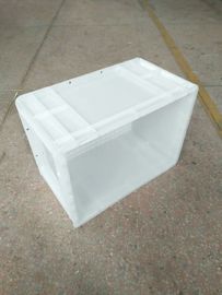 15kg Loading Capacity Virgin Polyethylene Euro Containers 400*300 mm Conveyor Light Storage