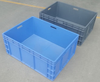 Big Volume Stackable Virgin Plastic Containers  800*600*340 mm Loading Capacity 45kg