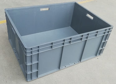 Big Volume Stackable Virgin Plastic Containers  800*600*340 mm Loading Capacity 45kg
