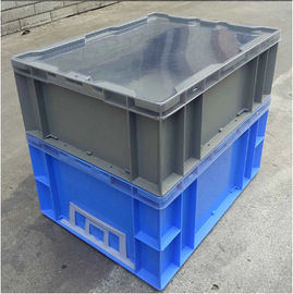 800*600*120 mm Virgin PP or PE Plastic Stacking Containers  /  Euro Stacking Boxes