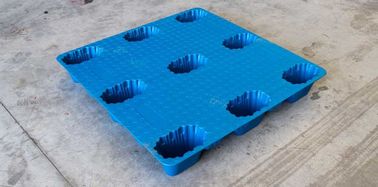 Customization 1100*1100 Mm LDPE Blow Molding Plastic Pallets Single Faced