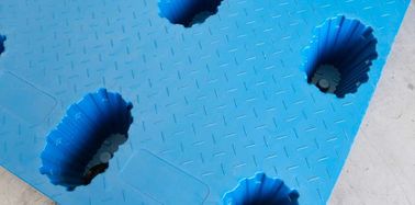 9 Feet Impact-Resistance Nesting 1100*900 mm Blow Molding Plastic Pallets