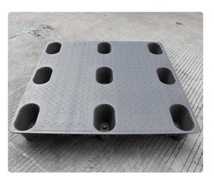 Chemical Industry 1000*1000 mm Blow Molding Plastic Pallets Higher Loading Capacity