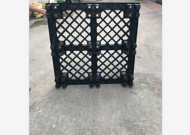 Light Duty 9 Runners 1100*1100 Mm One Way Packaging Plastic Pallets