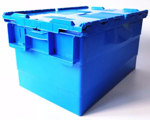 Blue Grey Green 60L Plastic Storage Container With Lid