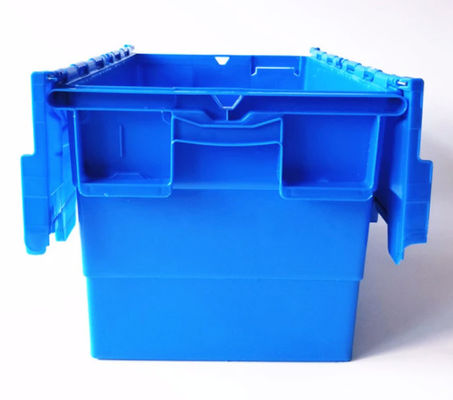 Blue Grey Green 60L Plastic Storage Container With Lid