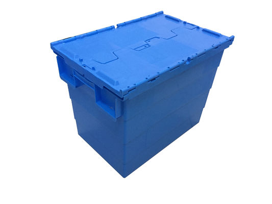 225kgs Plastic Attached Lid Containers Turnover Storage Box