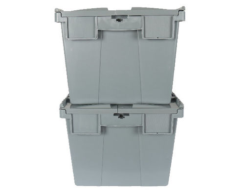 Virgin PP Standard Logistic Plastic Shipping Totes Gray Color