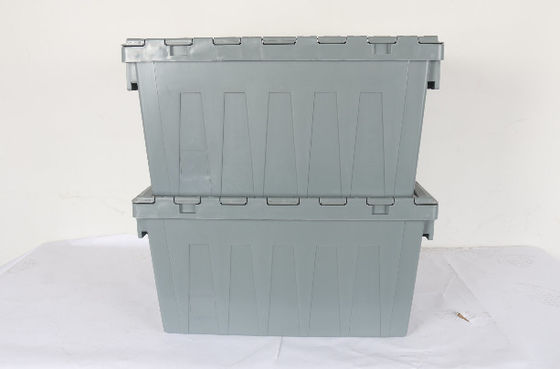 Virgin PP Standard Logistic Plastic Shipping Totes Gray Color