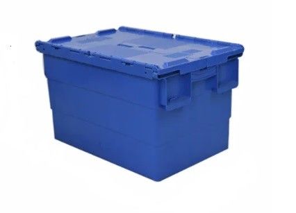 600*400*365mm 200kg PP Crate Storage Box For Transportation