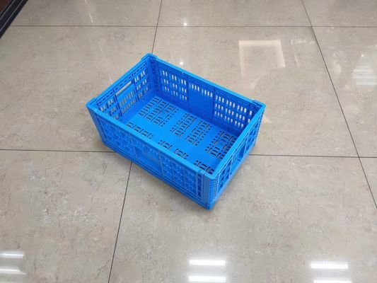 Vertical Stacking Fruit And Vegetable Plastic Crates Fresh Food Transport Basket Bins With Holes