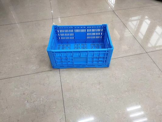 Vertical Stacking Fruit And Vegetable Plastic Crates Fresh Food Transport Basket Bins With Holes