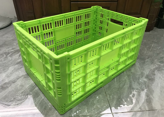 Heavy Duty Plastic Folding Vegetable Crates 600*400*300mm
