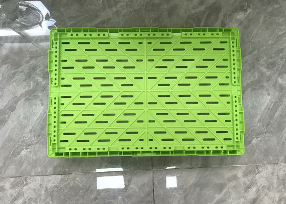 Polyethylene Fruit And Vegetable Plastic Crates For Shipping Color Custom