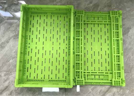 Polyethylene Fruit And Vegetable Plastic Crates For Shipping Color Custom