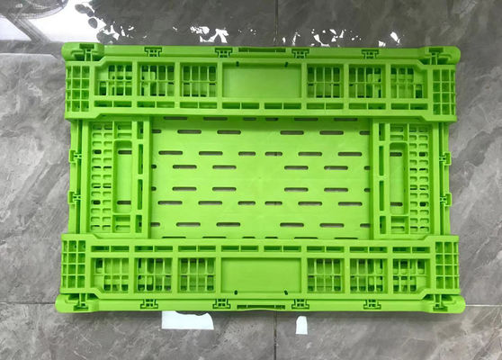 Foldable Mesh Wall Turnover Plastic Storage Crates For Vegetable Fruits