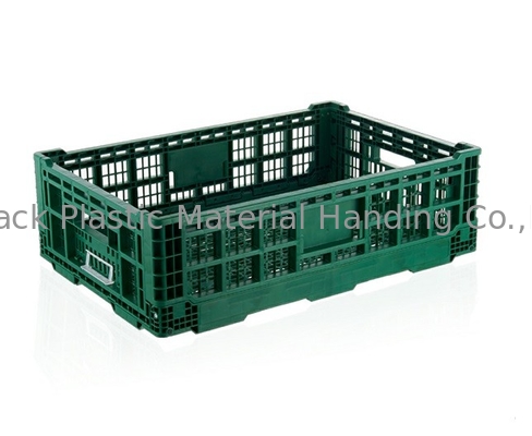 Card Clip Design Plastic Moving Crates Fruit Vegetable Storage Baskets