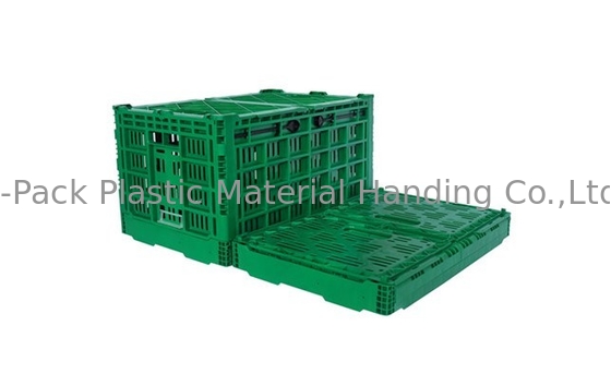 3.4kg 100% Virgin PP Heavy Duty Fruit And Vegetable Plastic Crates