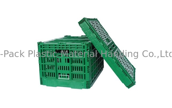 3.4kg 100% Virgin PP Heavy Duty Fruit And Vegetable Plastic Crates