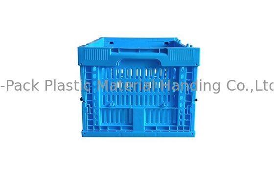 Small Size 400*300mm Blue Fruit And Vegetable Plastic Crates