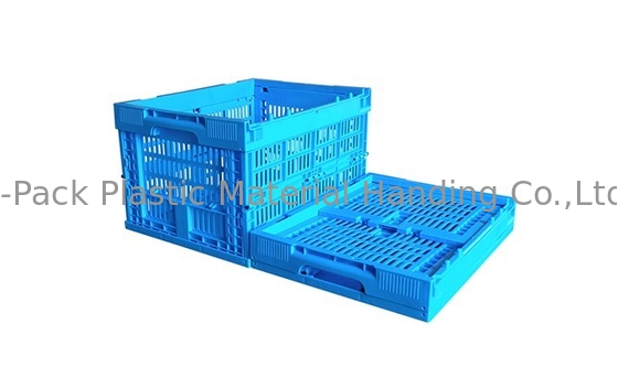 Small Size 400*300mm Blue Fruit And Vegetable Plastic Crates