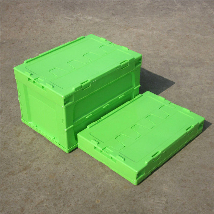 Convenient Plastic Collapsible Totes Bright Color For Appliance Industries