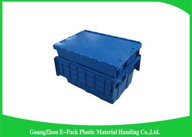 Euro Storage Plastic Attached Lid Containers Rentable Moving For Transportation And Logistics