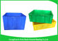 Big Capacity Plastic Stackable Containers Transport Turnover Storage Non - Slip
