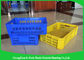 Recyclable Plastic Crates With Lids , Light Weight Stacking Storage Boxes For Logistic