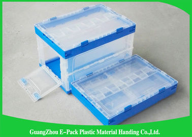 Household Collapsible Plastic Containers Easy Stacking Environmental Protectionv