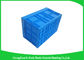 Recyclable Industrial Collapsible Plastic Box , Plastic Folding Crate For Logistics