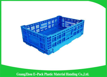 Agriculture Folding Plastic Crates Storage Fruit 60L PP 30kg Eco-Friendly