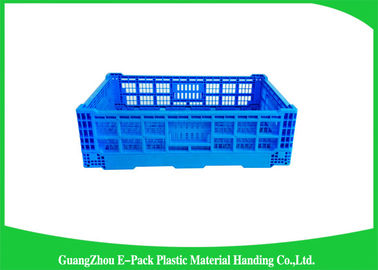 Agriculture Folding Plastic Crates Storage Fruit 60L PP 30kg Eco-Friendly