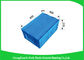 Attached Lids Collapsible Storage Crate , 45 L Industry Foldable Plastic Box