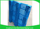 Single Faced Plastic Euro Pallets Virgin HDPE Ventilated For Warehouse