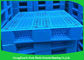 1200 * 1000mm Lightweight Plastic Pallets , Single Solid Deck Stackable Plastic Pallets
