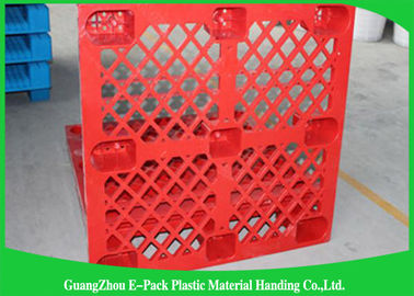 Stackable Black Plastic Skids Pallets , Lightweight Plastic Pallets 100% Recycled Material