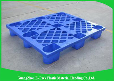 Stackable Black Plastic Skids Pallets , Lightweight Plastic Pallets 100% Recycled Material