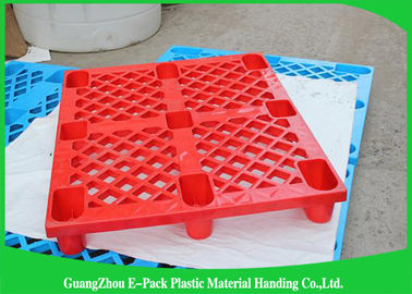 Stackable Black Plastic Skids Pallets , Lightweight Plastic Pallets 100% Recycled Material