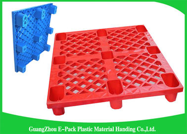 Ventilated Nestable Plastic Pallets Food Grade 1200 * 800 * 140mmWith Nine Feet