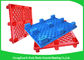 Anti - Slip Industrial HDPE Nestable Plastic Pallets With Durable Solid Deck