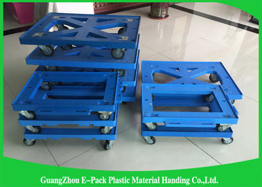 Big Capacity Moving Equipment Dolly , Furniture 4 Wheel Moving Dolly Virgin PP Materials