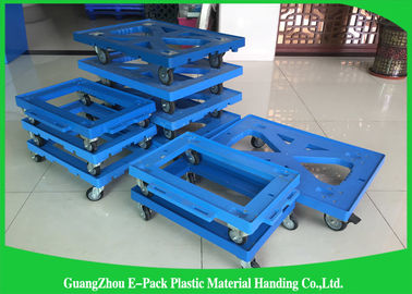 Big Capacity Moving Equipment Dolly , Furniture 4 Wheel Moving Dolly Virgin PP Materials