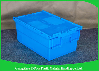 Customized Plastic Attached Lid Containers Storage Packaging Long Service Life