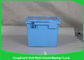 Standard Plastic Attached Lid Containers Foldable Large Distribution For Industry
