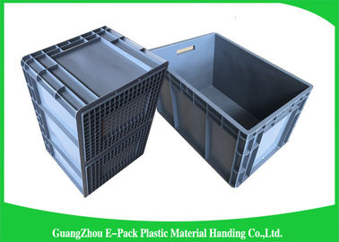 Mini Load Euro Containers With Lids , Standard Plastic Stacking Boxes PP Materials