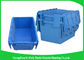 100% New Pp Plastic Attached Lid Containers Moving Storage Light Weight